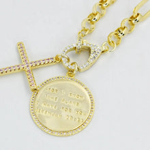 Jeremiah 29:11 with Cross Gold necklace