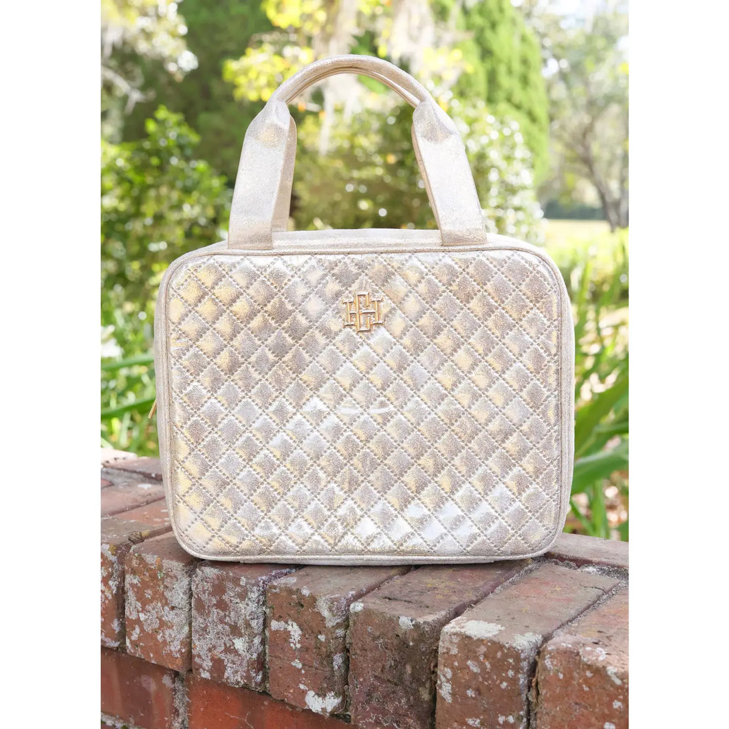 Large make up Case Champagne Pop-toiletry bag