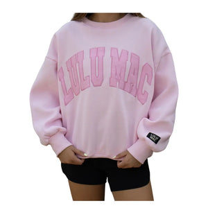 Lulu Mac light pink sweatshirt