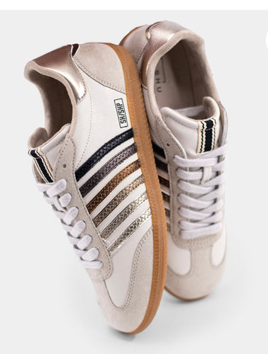 Metallic sneakers
