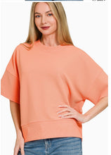Ribbed Round Neck Waist Banded Tee Shirts