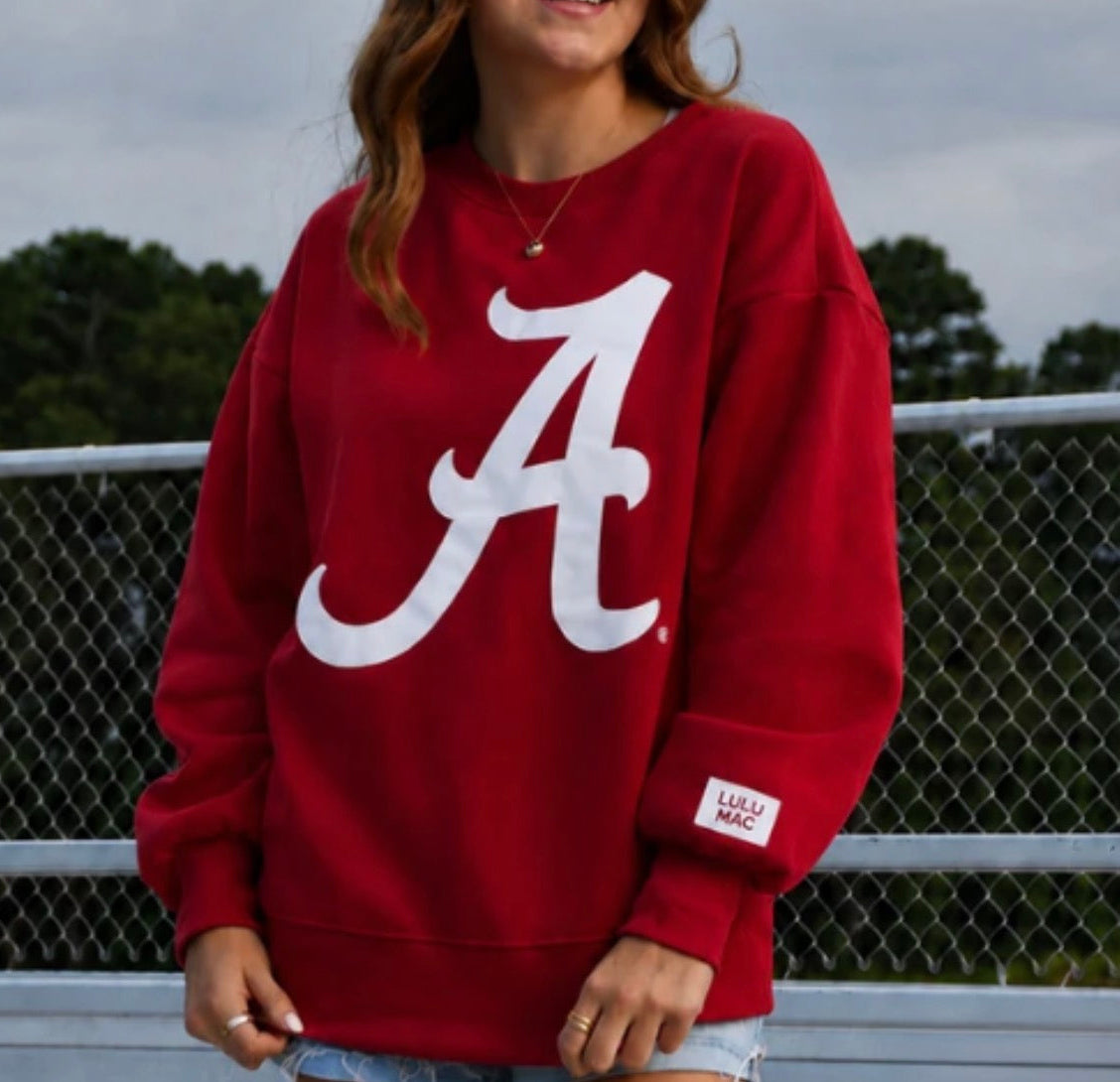 Lulu Mac Alabama puff sweatshirt