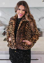 After Midnight Faux Fur Leopard Jacket