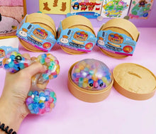 Bead filled dumpling shape squishy soft squeeze stress toy