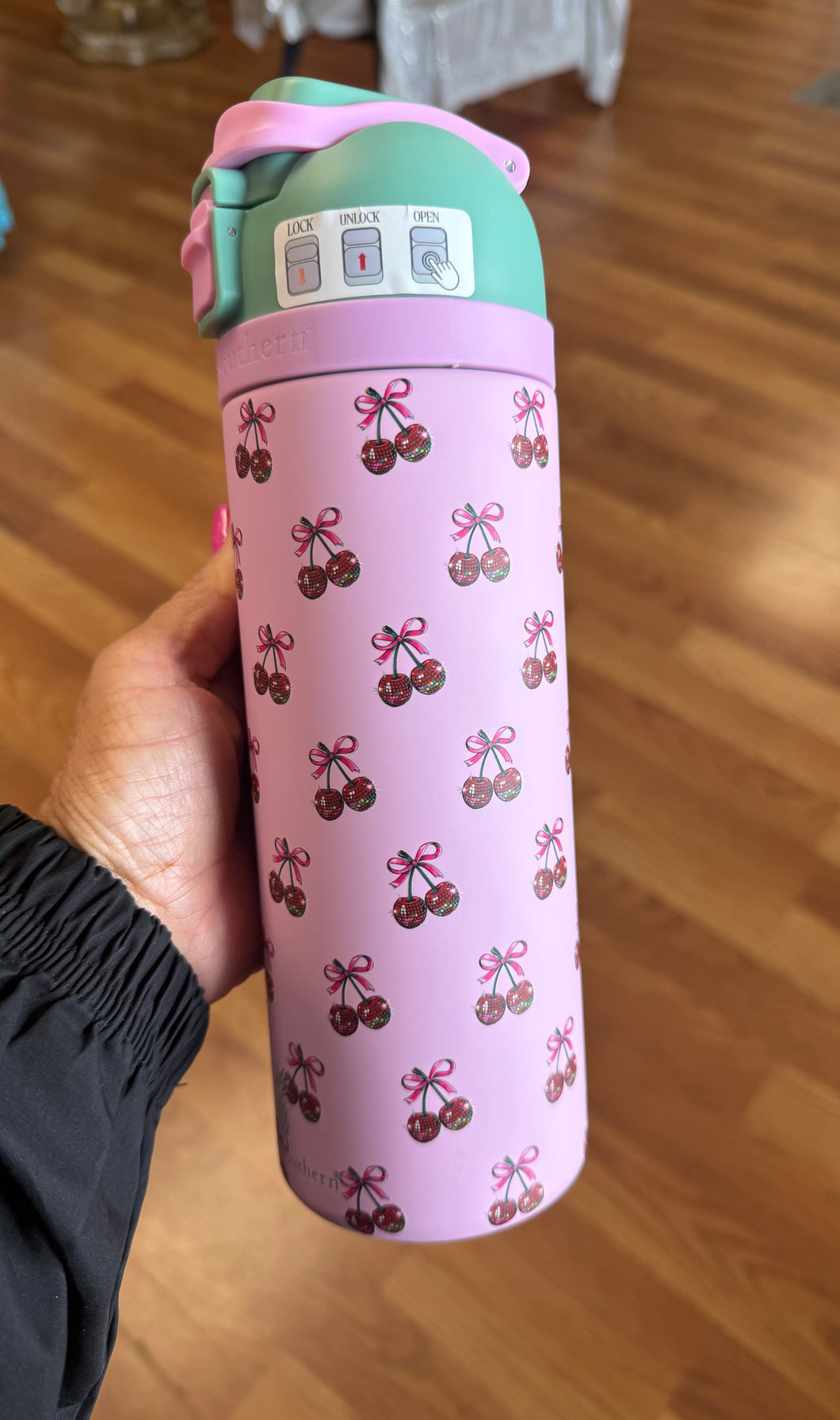 Cherry tumbler matches backpack pack and lunch box