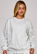 FLEECE CAMO RELAXED FIT CREW NECK SWEATSHIRT