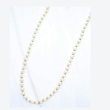 Small Pearl Beaded Necklace Gold