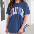 Lulu Mac multi color polka dot tee