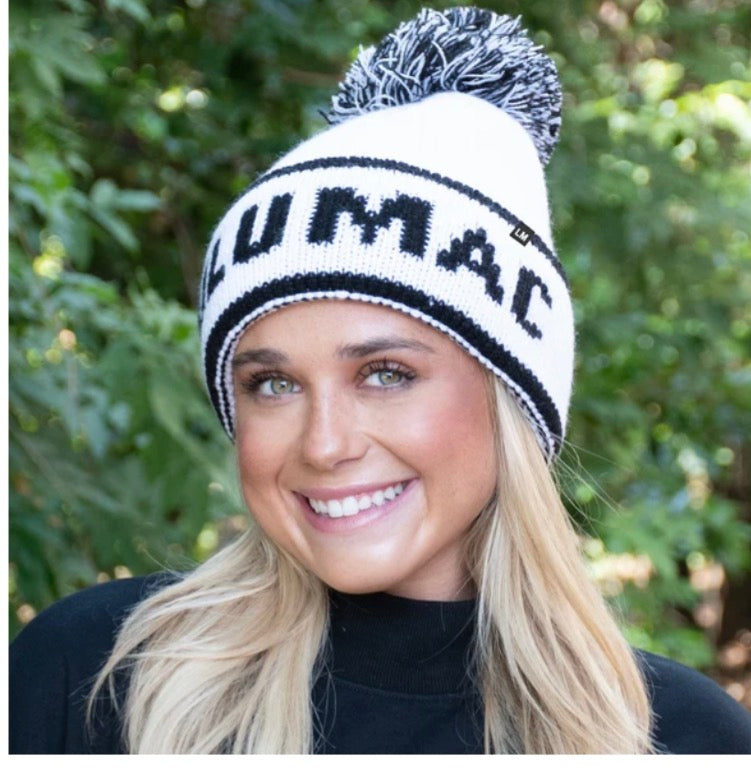 Lulu Mac knit pom beanie