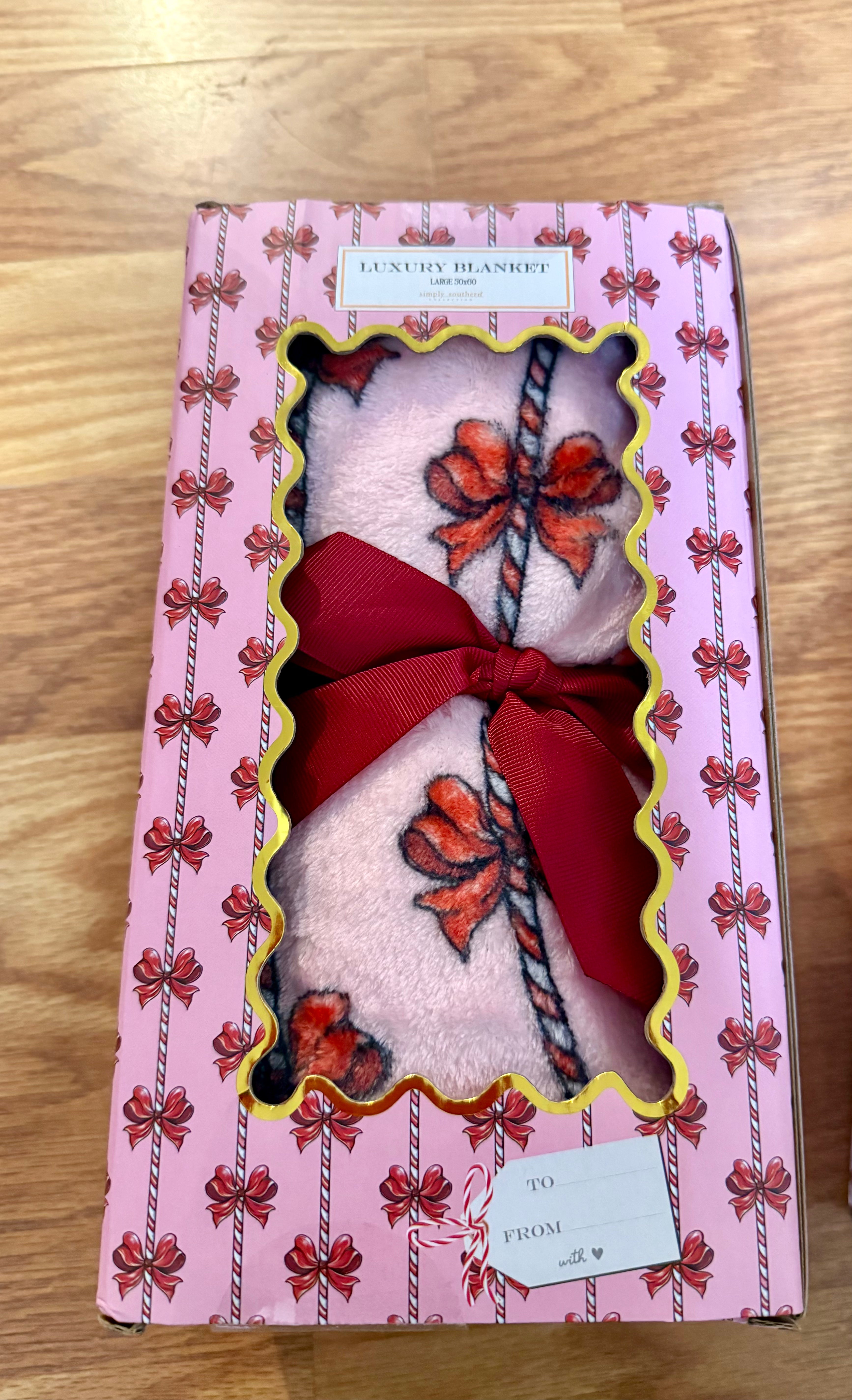 Holiday throw blankets 50x60