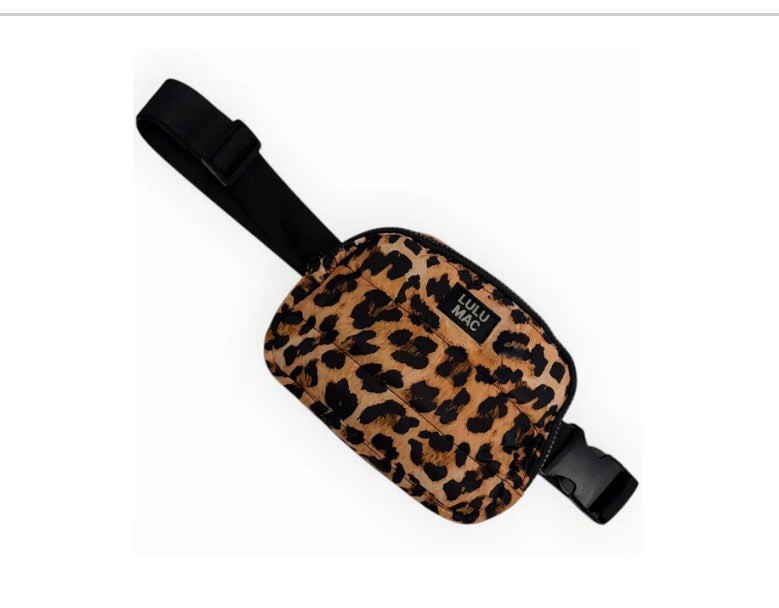 Lulu Mac leopard belt bag