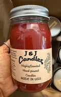 Amish harvest candle