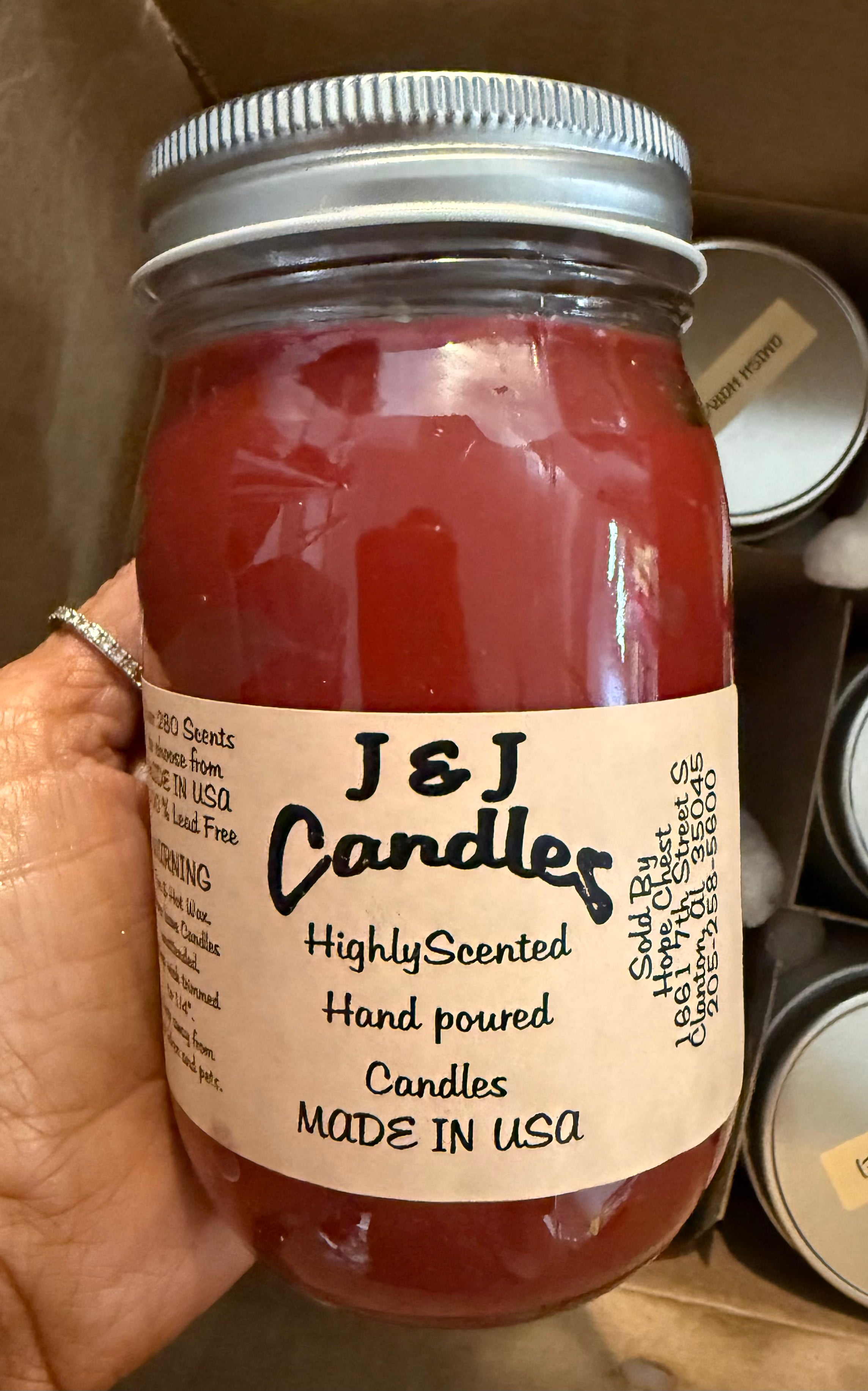 Amish harvest candle