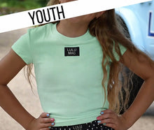 Lulu Mac youth mint baby doll tee