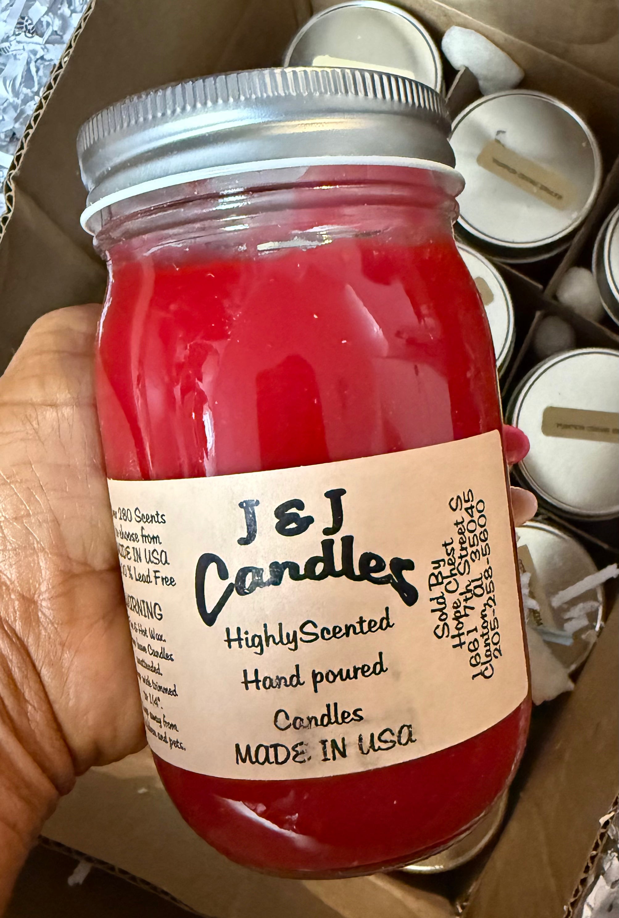 Apple cinnamon candle