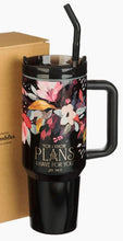 Tumbler W/Straw Ss Black Jer. 29:11