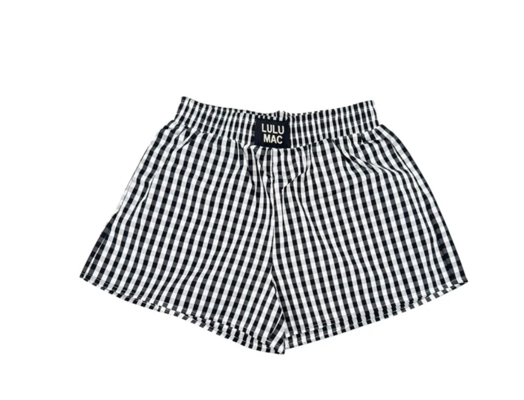 Lulu Mac black white shorts