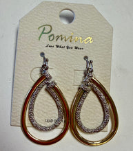 Layered teardrop earrings