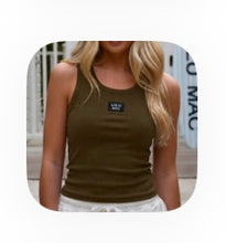 Preorder olive lulu Mac tank top only
