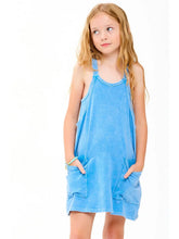 Mineral Washed Dress with Built-in Romper Lining