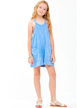 Mineral Washed Dress with Built-in Romper Lining