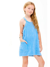 Mineral Washed Dress with Built-in Romper Lining