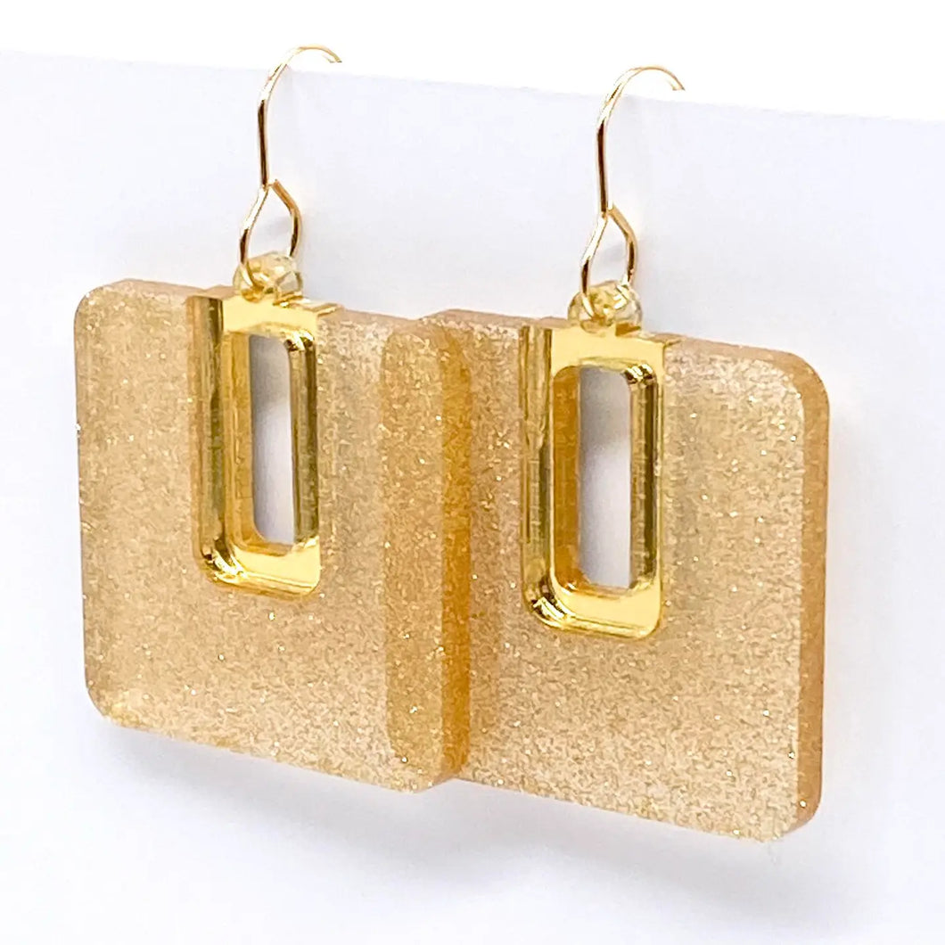 Shimmer Bellas -Everyday Acrylic Earrings