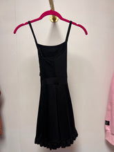 Girls black tennis dress