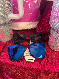 Oversized Black Sunglasses