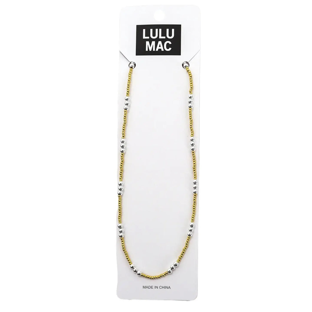 Lulu Mac Mixed Metals Necklace