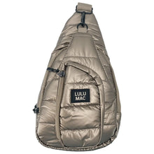 Lulu Mac Puffer Metallic Sling Bag