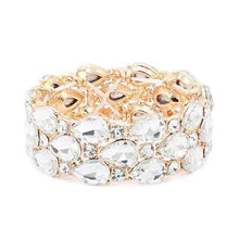Paved Crystal Stretch Bracelet