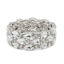 Paved Crystal Stretch Bracelet