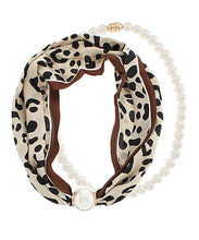 Layered10mm Pearl Scarf Necklace