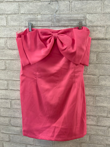 Strapless bow dress sale