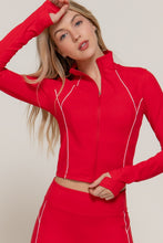 Red active wear set