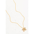 Pave Ribbon Bow Pendant Necklace