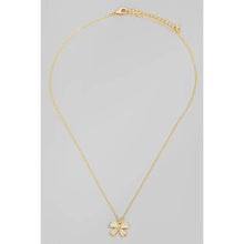 Pave Ribbon Bow Pendant Necklace