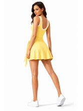 White Binding Line Activewear Tennis Skorts Dress