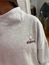 Alabama mock neck sweatshirt oversized