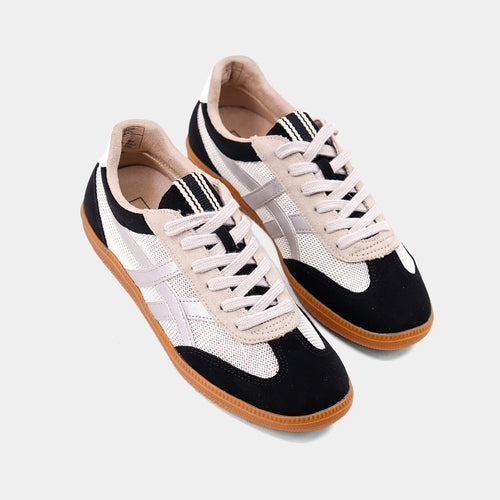Shushop black cream sneakers
