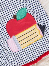 Polka Dot Pencil & Apple Ruffle Outfit