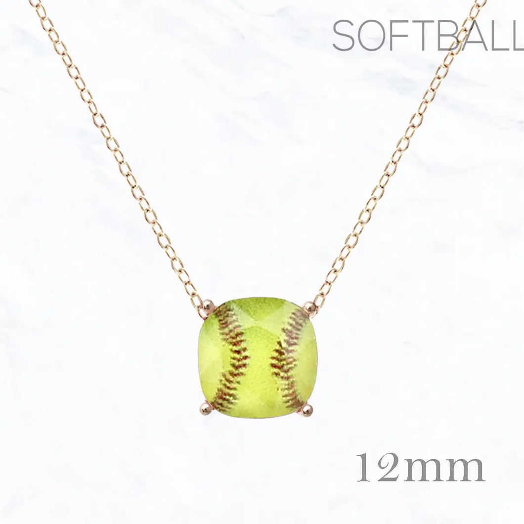 Softball necklace