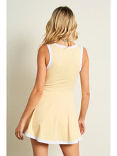 Butter yellow active wear dress- best selling fit