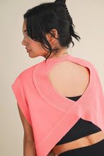 Mineral Wash Open Back Top-so cute