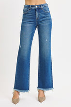 Risen jeans Tummy Control Mid Rise Ankle Straight Fray Hem
