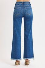 Risen jeans Tummy Control Mid Rise Ankle Straight Fray Hem