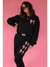 Black Bow Jogger Set