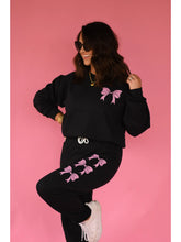 Black Bow Jogger Set