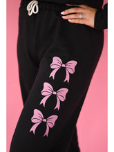 Black Bow Jogger Set